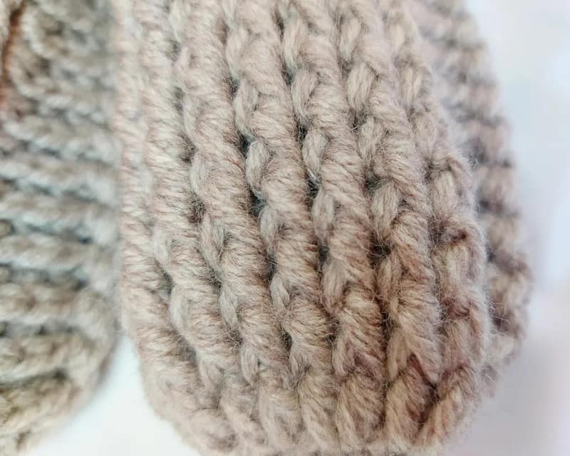 Світло коричневі теплі капці хатні KnitonShop