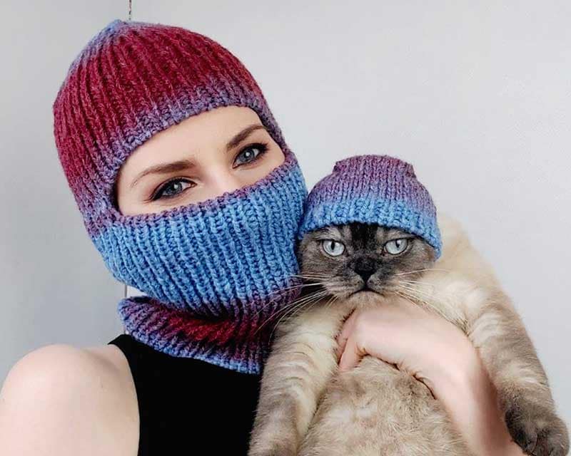 Балаклава Family Look для кішок/собак