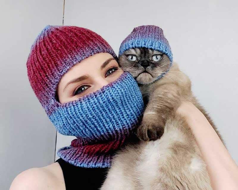 Балаклава Family Look для кішок/собак